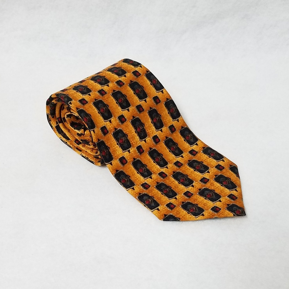 Men's Handcrafted J. Z. Richards Silk Necktie Tie